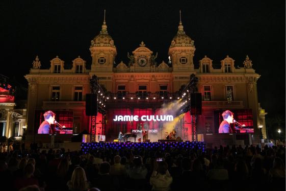 Jamie Cullum au Concert d'été de la Croix Rouge monégasque le 16 juillet 2021